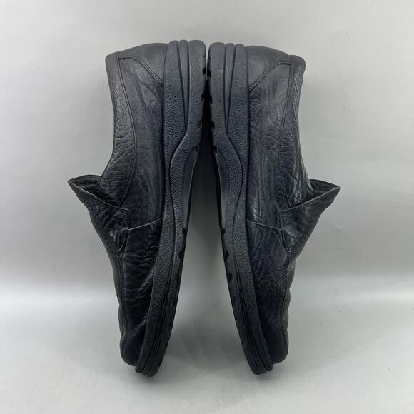 Mephisto Air-Jet Slip On Loafers Men Size 11 Black Leather Comfort Low Top Shoes - Picture 6 of 9